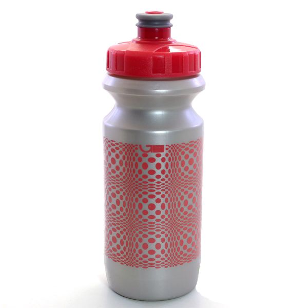 Фляга 0,6 Green Cycle DOT с большим соском, silver nipple/ pink cap/ Silver bottle фото 