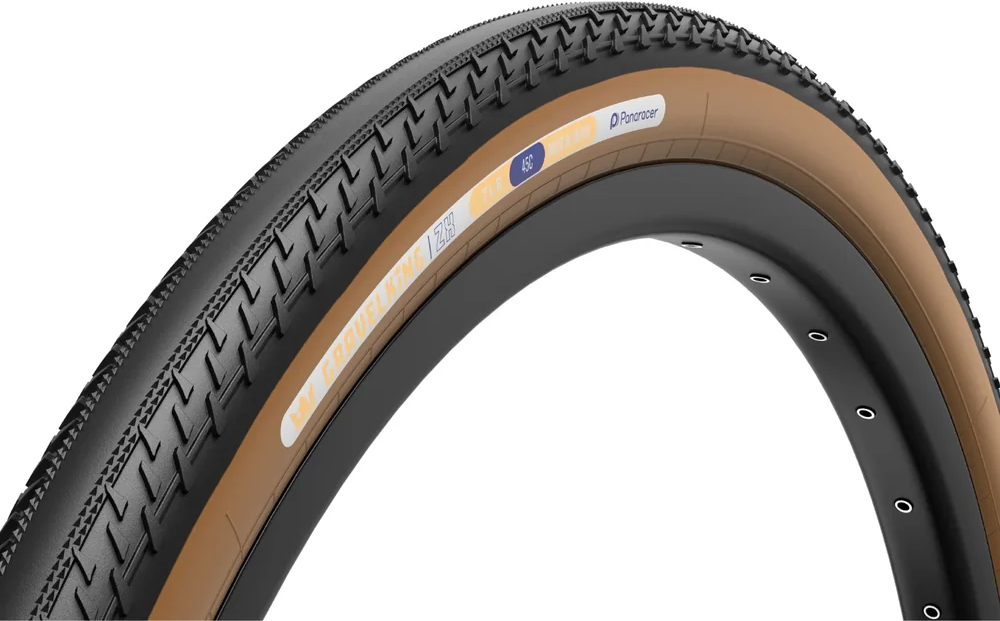 Покришка 700x50C Panaracer GRAVELKING ZX GEN2, чорна з коричневою боковиною фото 