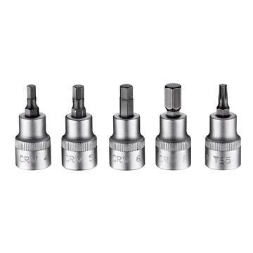 Набор головок под шестигранник Ice Toolz 4/5/6/8 hex + T-25 фото 