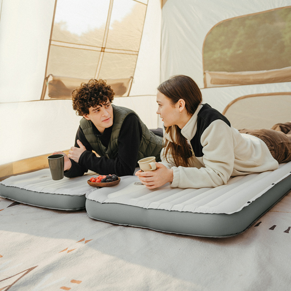 Матрац надувний Naturehike CNK2450WS034, 198х68х9.5 см, білий фото 5