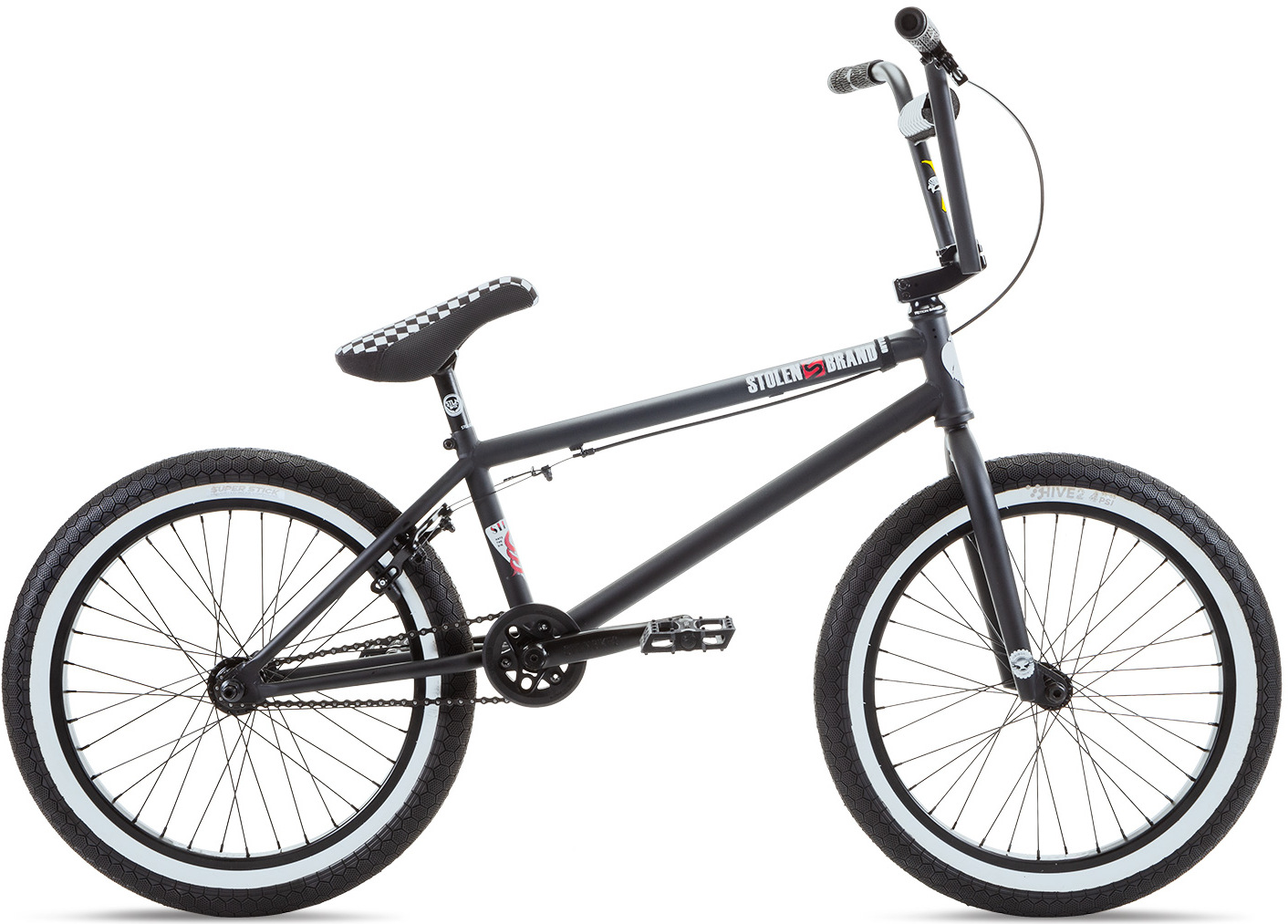 Велосипед 20" Stolen SINNER FC RHD 21.00" FAST TIMES BLACK (Pivotal seat) A2 фото 