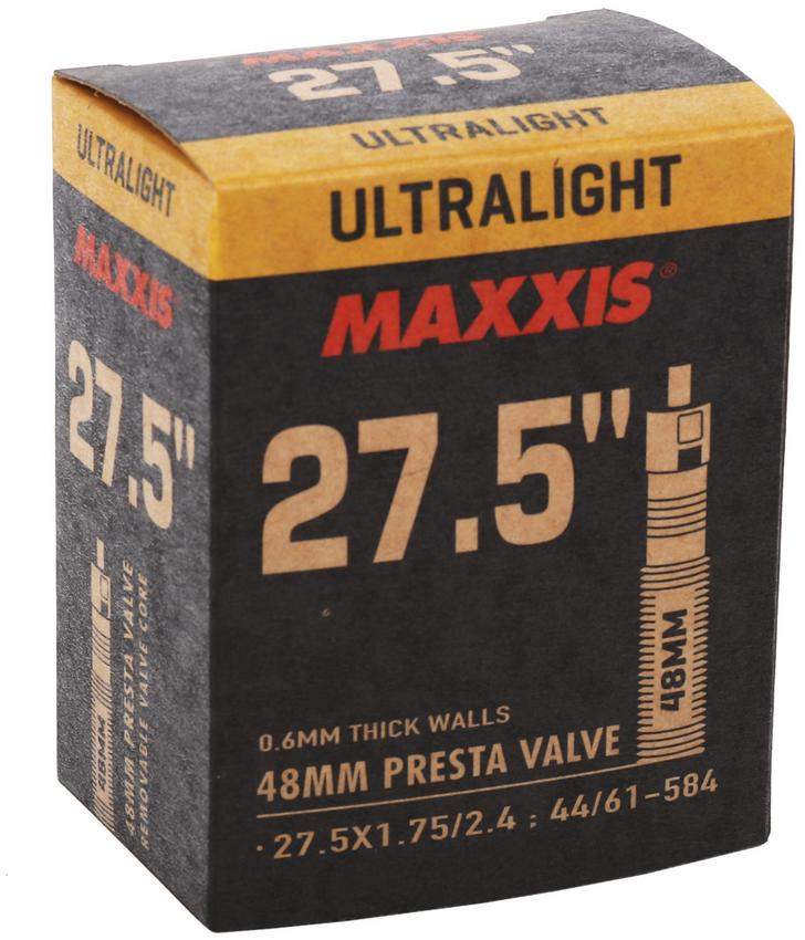 Камера 27.5x1.75/2.4 Maxxis ULTRALIGHT, FV 48 мм фото 
