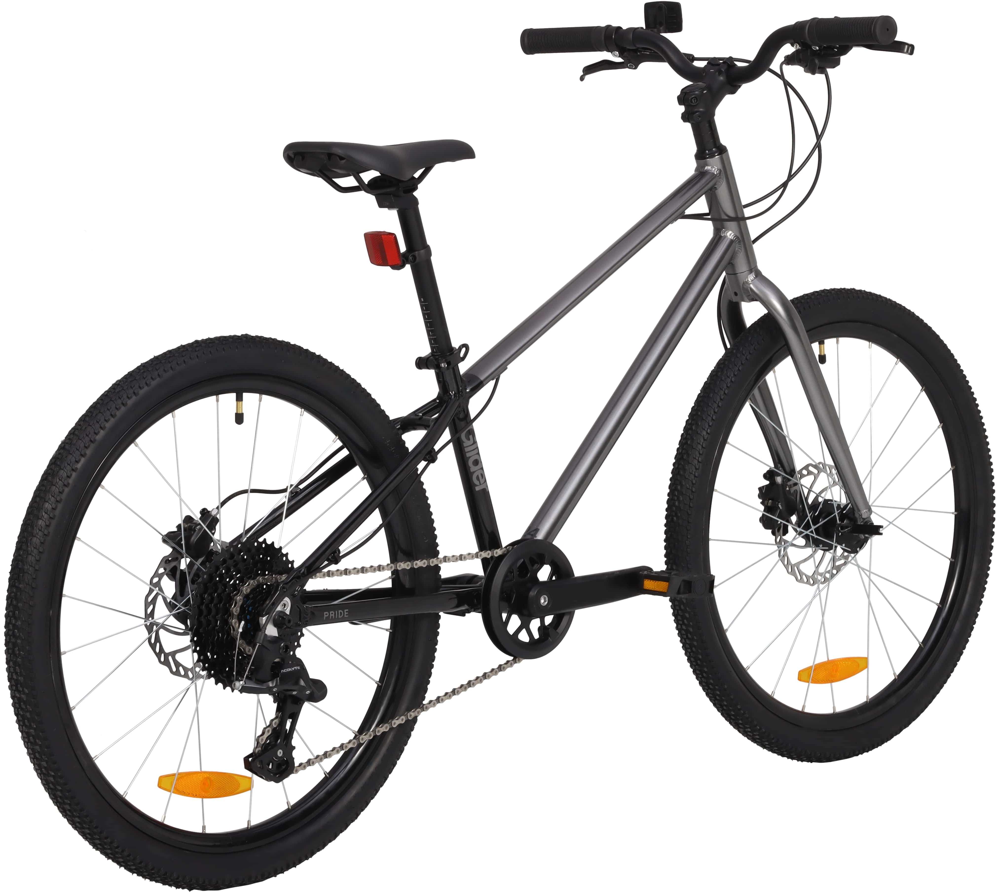Велосипед 24" Pride GLIDER 4.2 темно-серый A5 фото 3