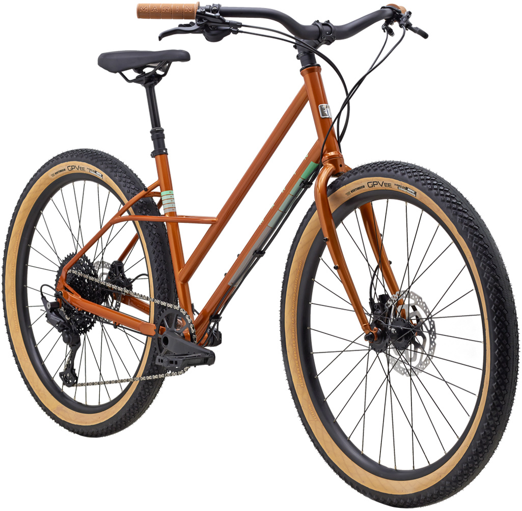 Велосипед 28" Marin LARKSPUR 2 рама - S Gloss Copper/Turquoise A3 фото 2