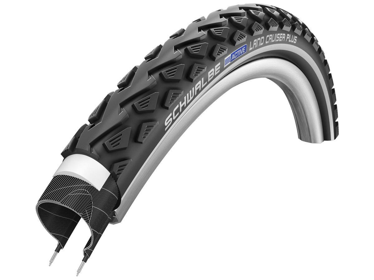 Покришка 24x2.00 (50-507) Schwalbe LAND CRUISER PLUS PunctureGuard, TwinSkin B/B + RT HS450 SBC 50EPI фото 