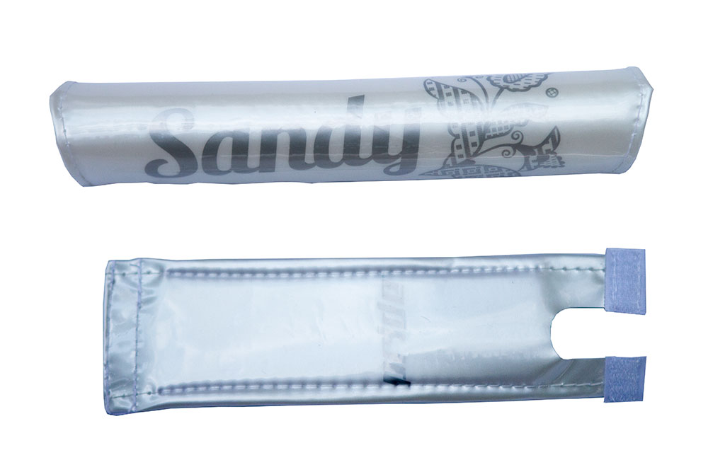 Защита руля и выноса Pride Sandy white-silver фото 