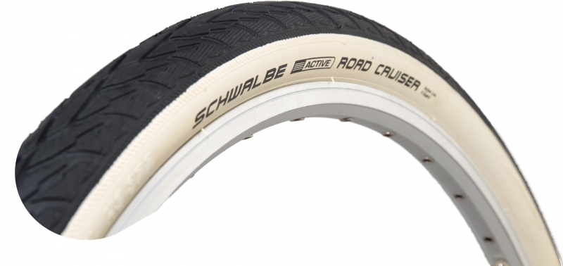 Покрышка 28x1.75 (47-622) Schwalbe ROAD CRUISER HS377 K-Guard B/W SBC, 50EPI фото 