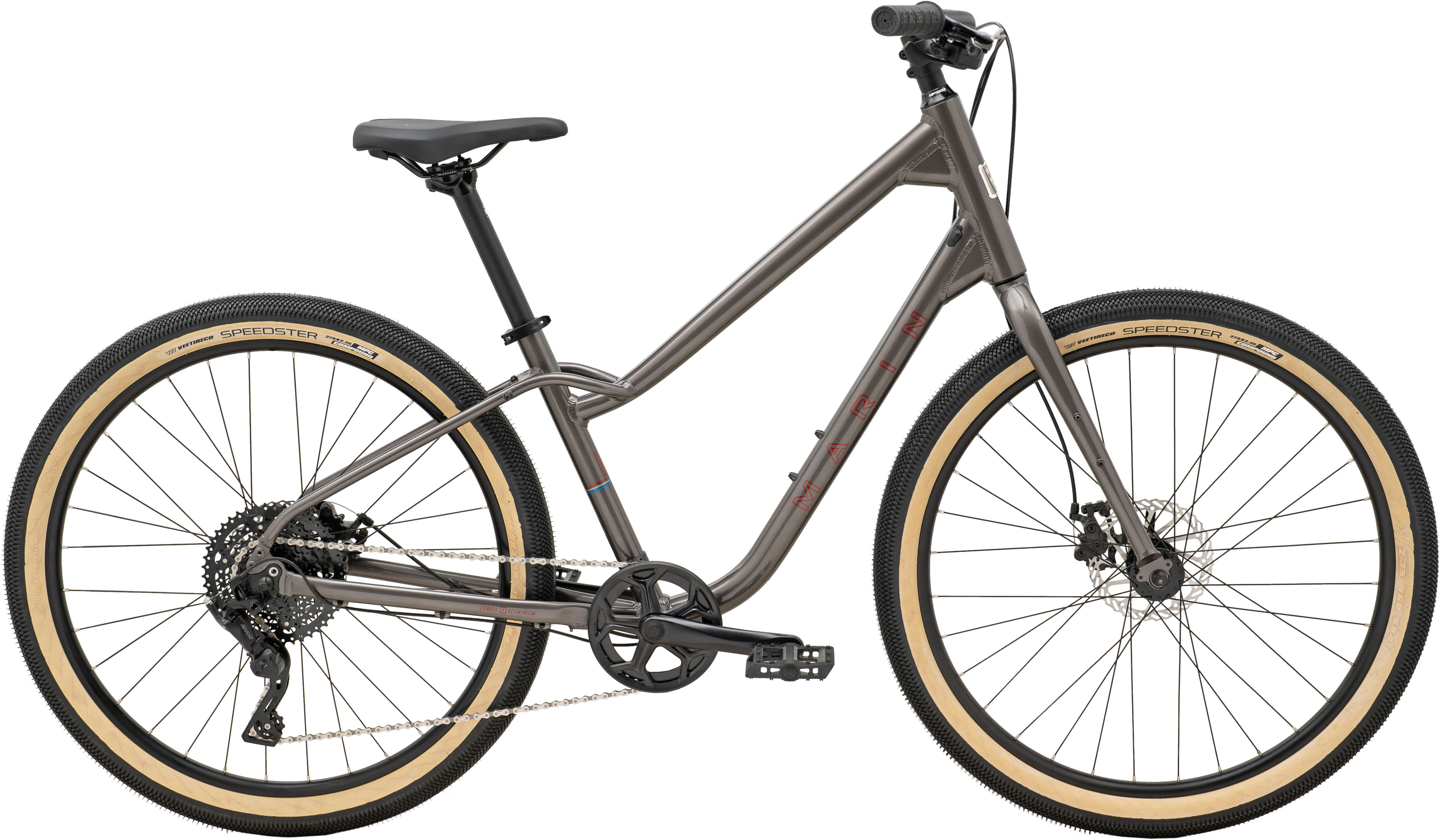 Велосипед 27,5" Marin Stinson 2 рама - S 2024 Gloss Charcoal  фото 