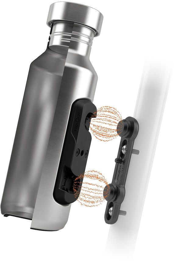Фляга 0,6 Fidlock TWIST STEEL BOTTLE 600 + BIKE BASE, Silver фото 3