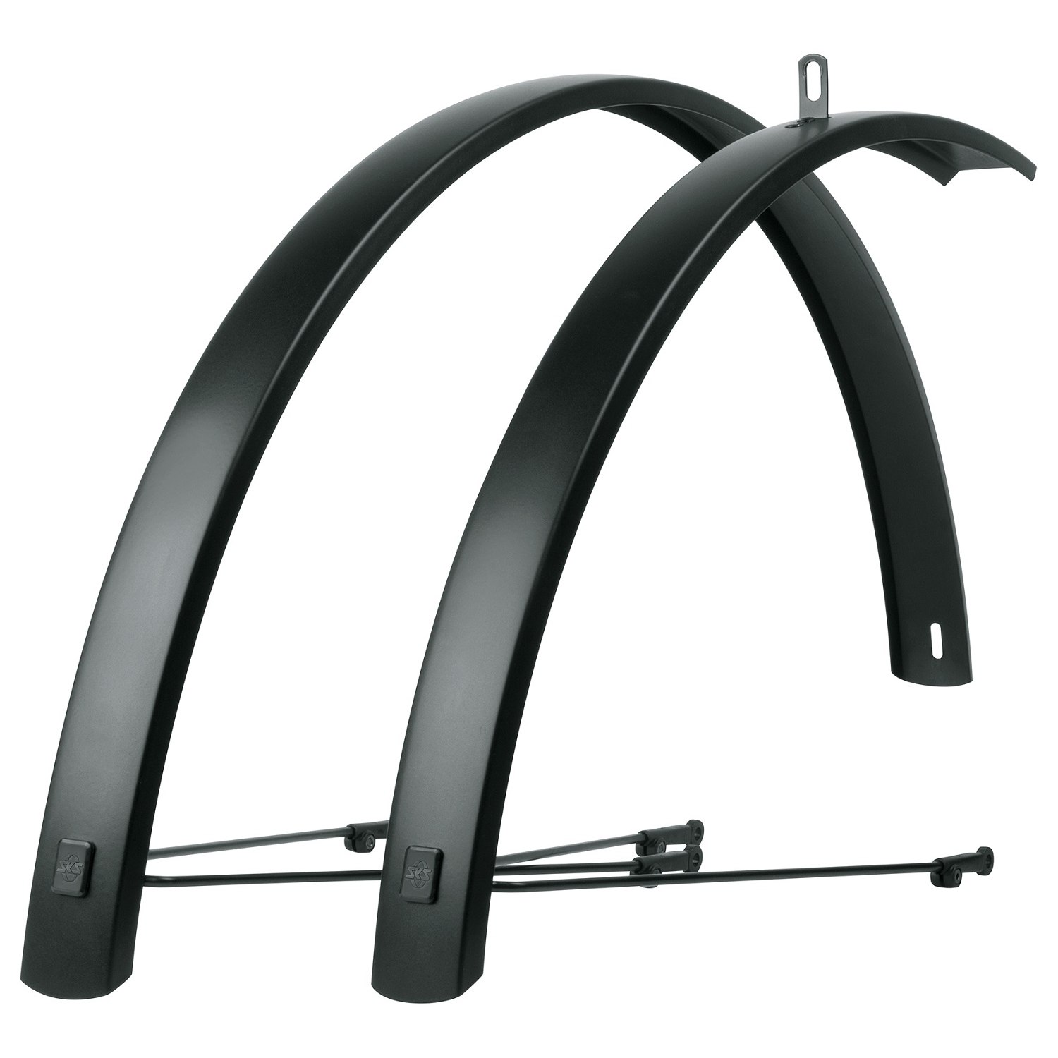 Комплект крил 28" SKS EDGE ALUMINIUM, 56 мм, чорні фото 