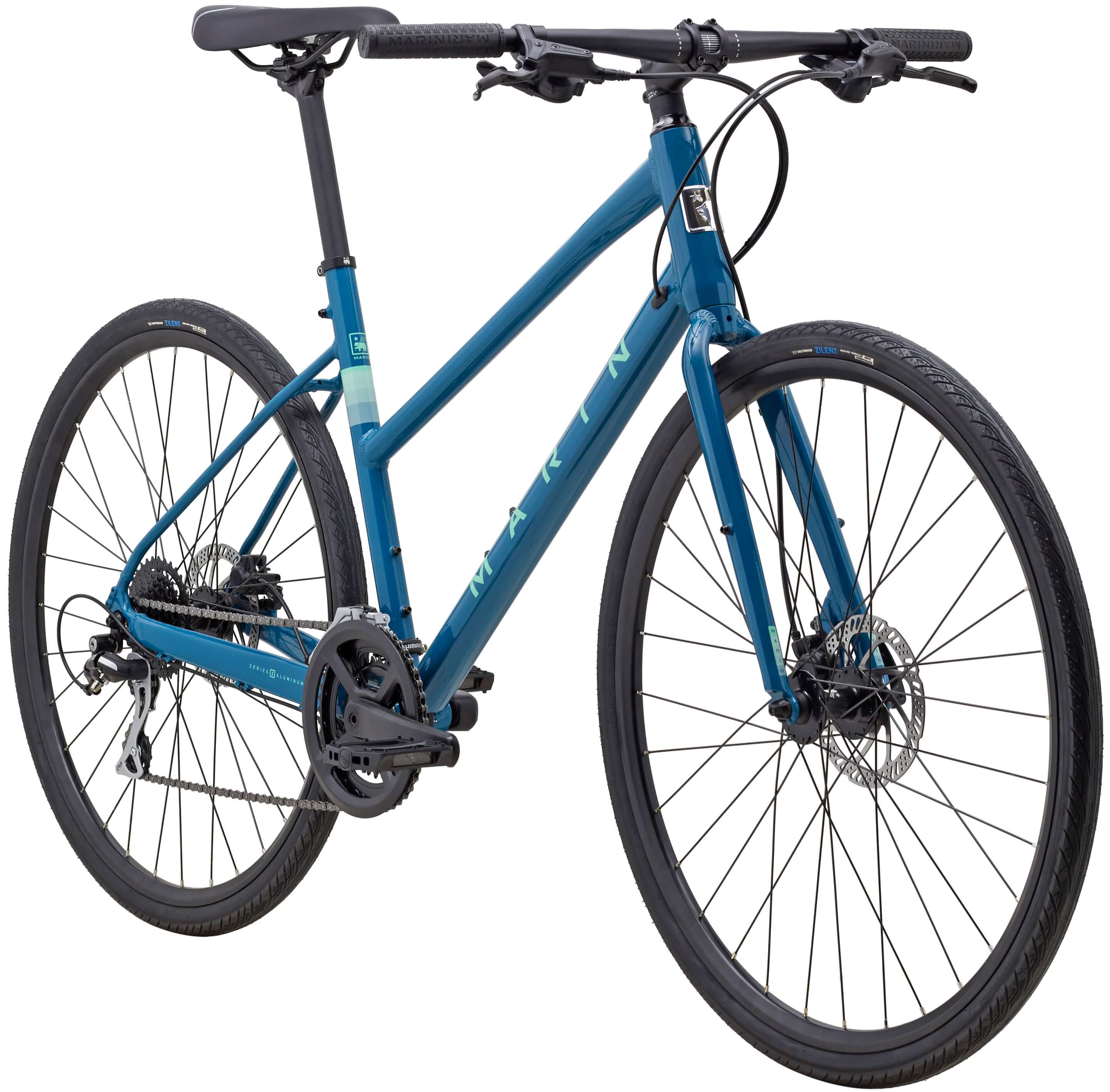 Велосипед 28" Marin FAIRFAX 2 ST рама - M Gloss Green/Teal A5 фото 2