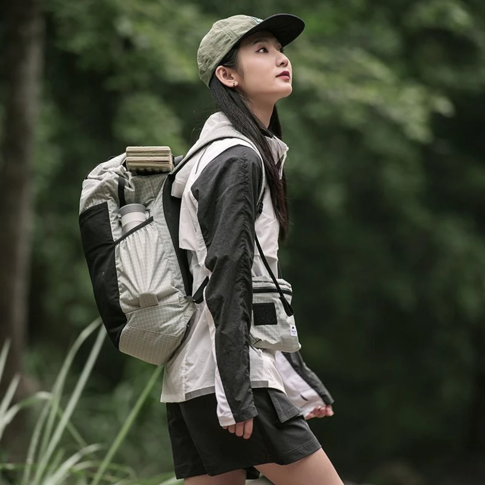 Рюкзак Naturehike NH20BB206, 20 л, графіт в клітинку фото 6
