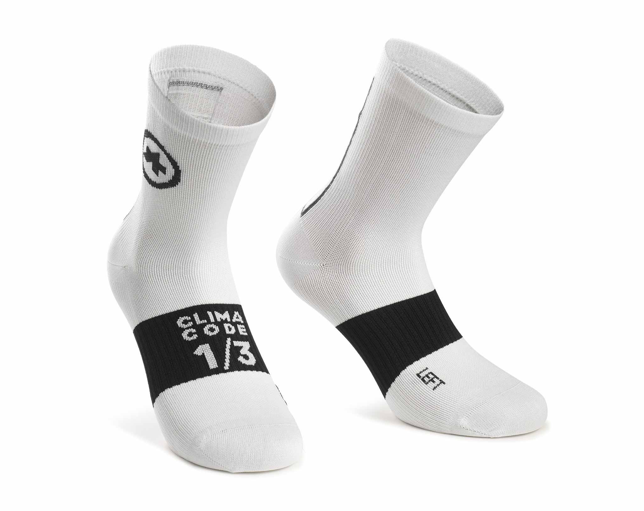 Шкарпетки ASSOS Assosoires Summer Socks Holy, білі, II/43-46 фото 