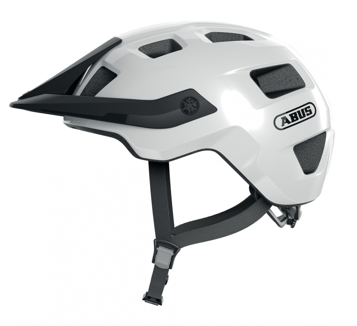 Шлем ABUS MOTRIP, размер L (57-61 см), Shiny White, белый