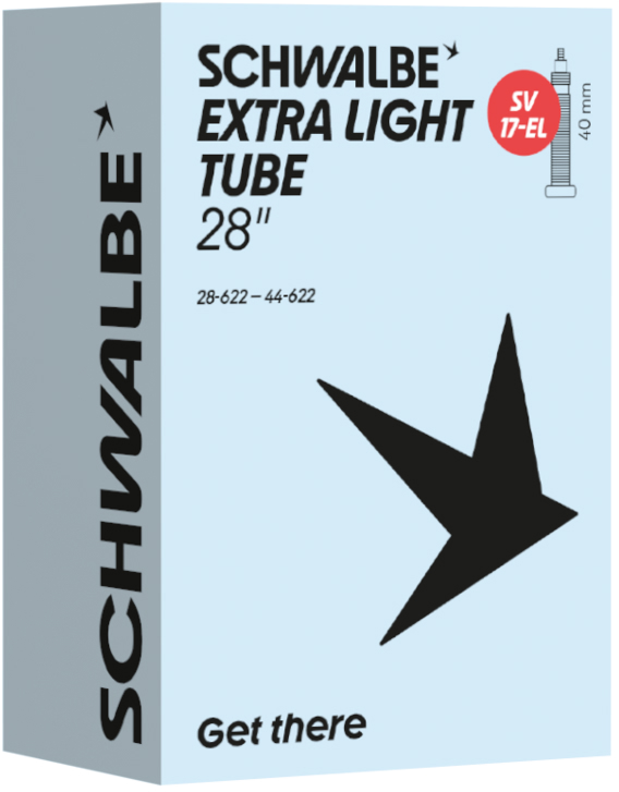 Камера 28" (28/44-622) Schwalbe SV17-EL EXTRA LIGHT 40мм фото 
