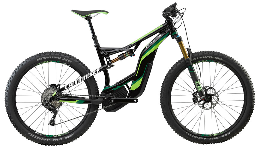 Велосипед 27,5+" Cannondale MOTERRA 1 электро привод рама - L 2017 черный фото 