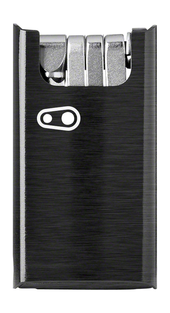 Мультитул Crankbrothers F10+,  2/2.5/3/4/5/6/8мм, T25, Phillips #2, flat #1, металлический кейс с открывалкой, черный фото 3