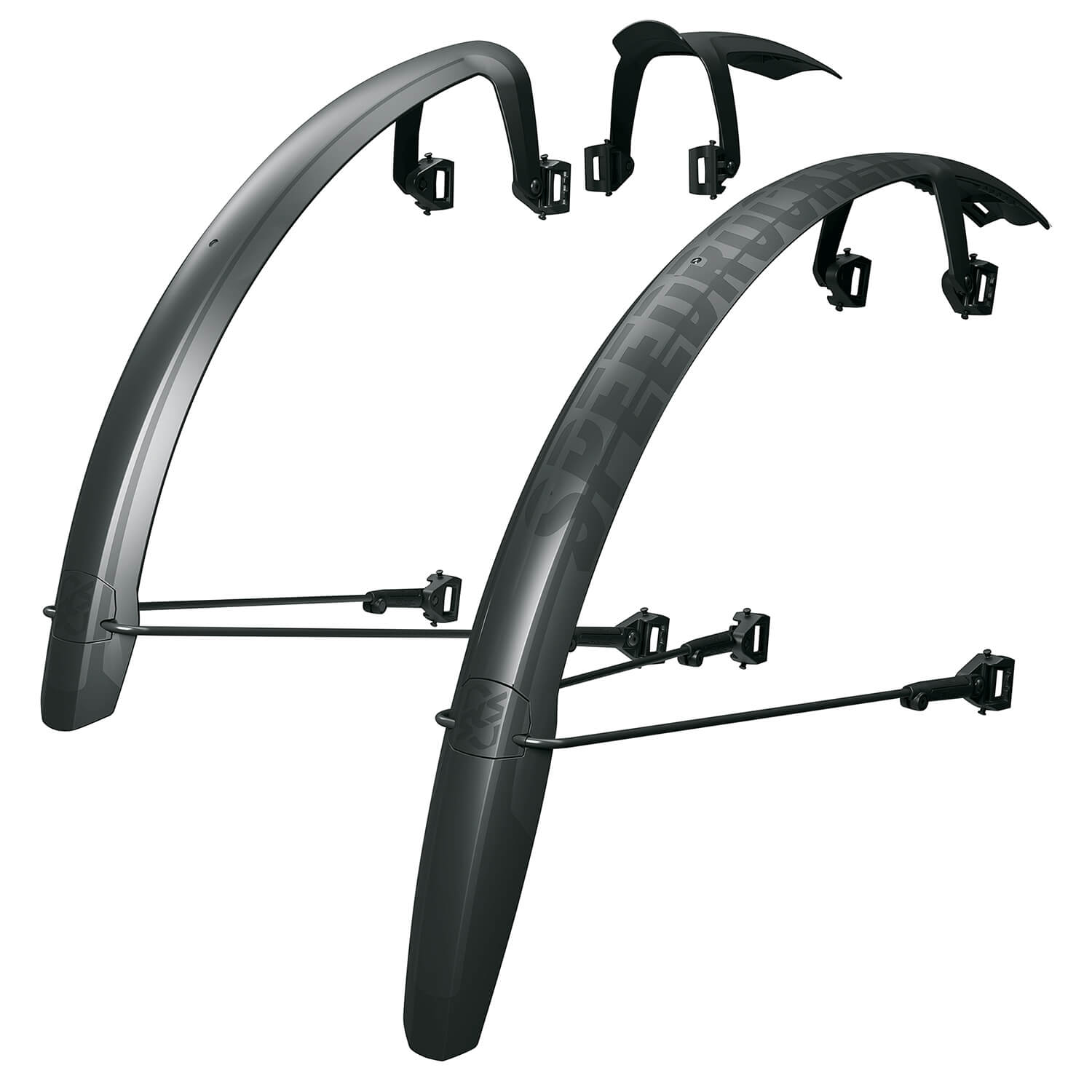 Комплект крил 28" SKS SPEEDROCKER XL, 52 мм, під диск, чорні матові фото 
