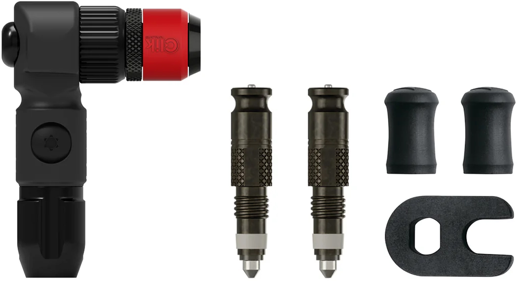 Клапан для насосу та ніпелі Lezyne ABS PRO CLIK CHUCK WITH CLIK VALVE CORES фото 
