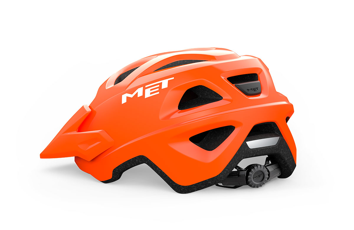Шолом Met ELDAR CE розмір 52-57 см, Neon Orange Glossy фото 3