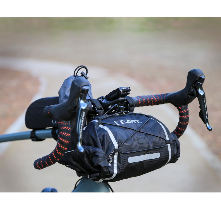 Сумка на кермо Lezyne BAR CADDY 7л, чорна фото 2