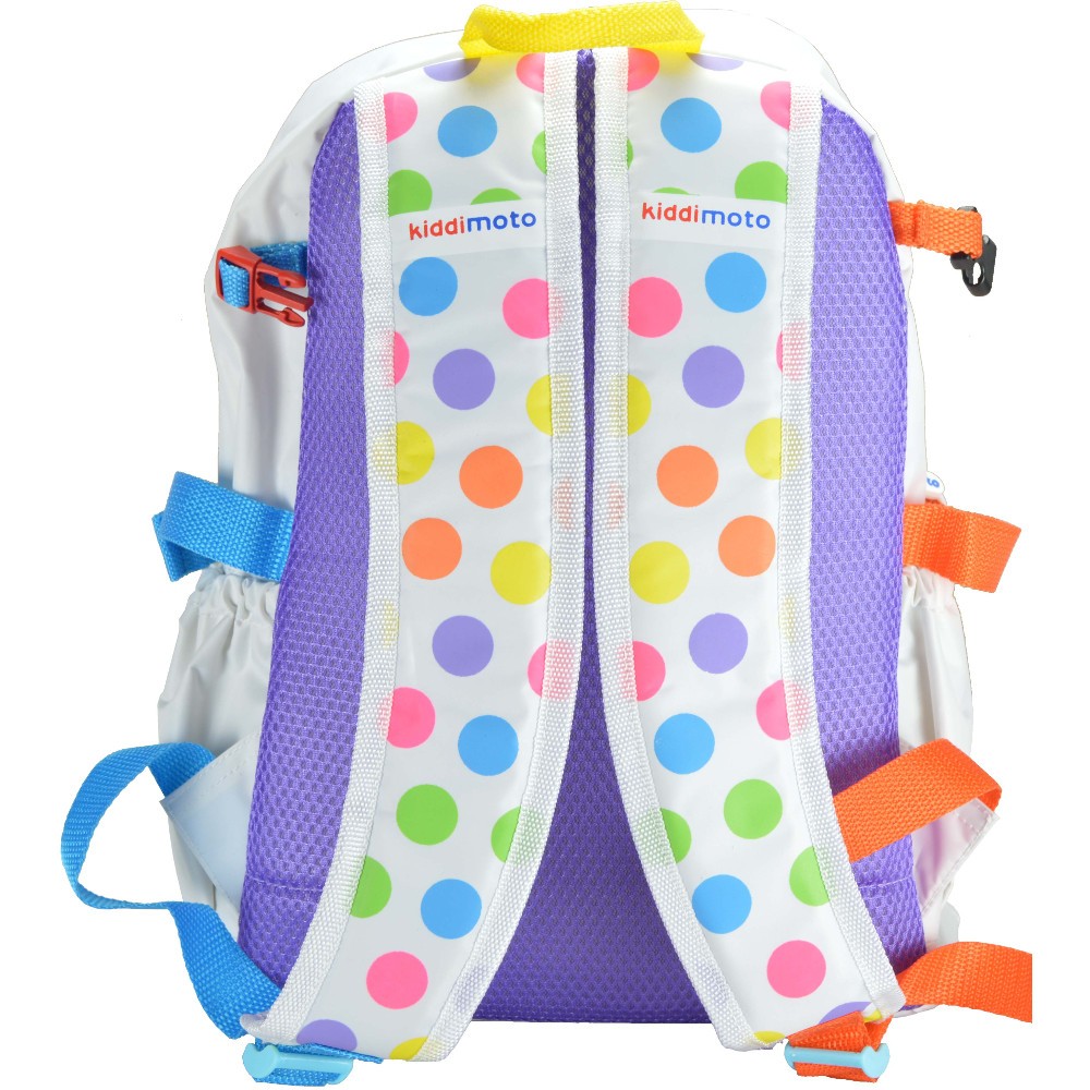 Рюкзак дитячий KiddiMoto кольоровий горошок, великий, 5+ років фото 2