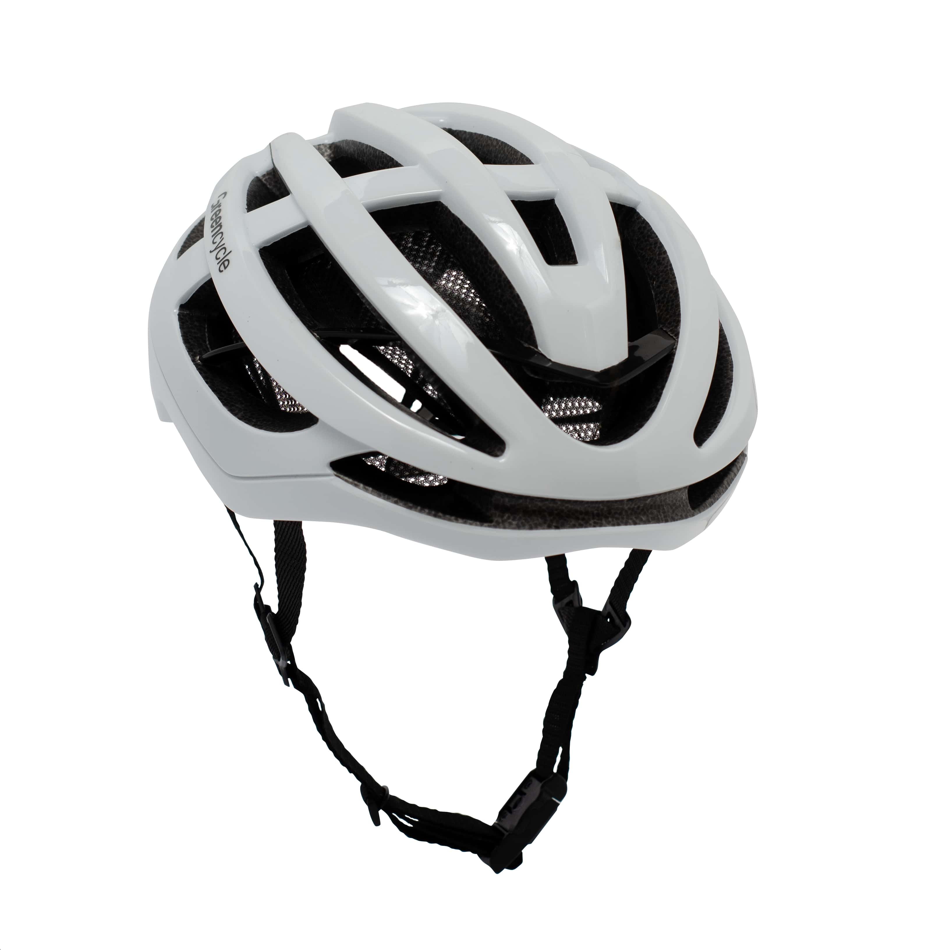 Шлем Green Cycle ROCX размер 54-58см белый глянец фото 