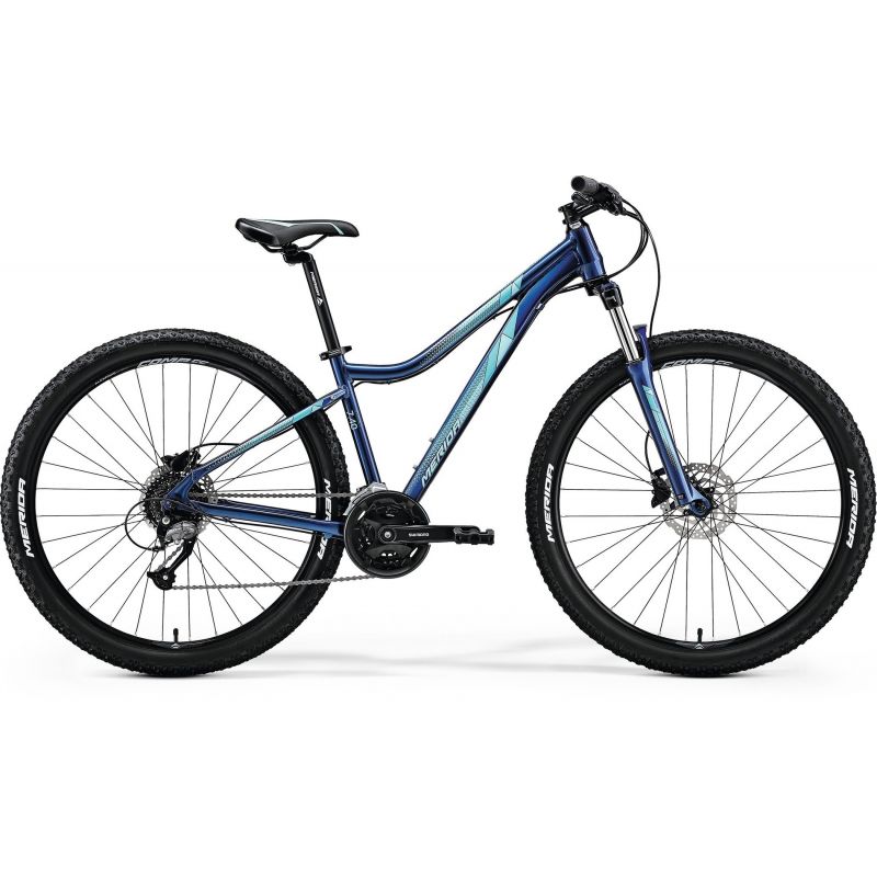 Велосипед 27,5" Merida Juliet 7.40-D рама 15" сине-голубой 2018 фото 