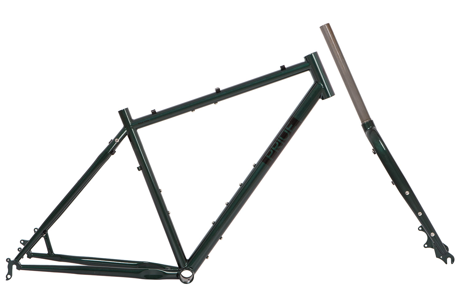 Рама Pride 28" ROCX Tour рама - XL 2019 Dark Green + вилка фото 