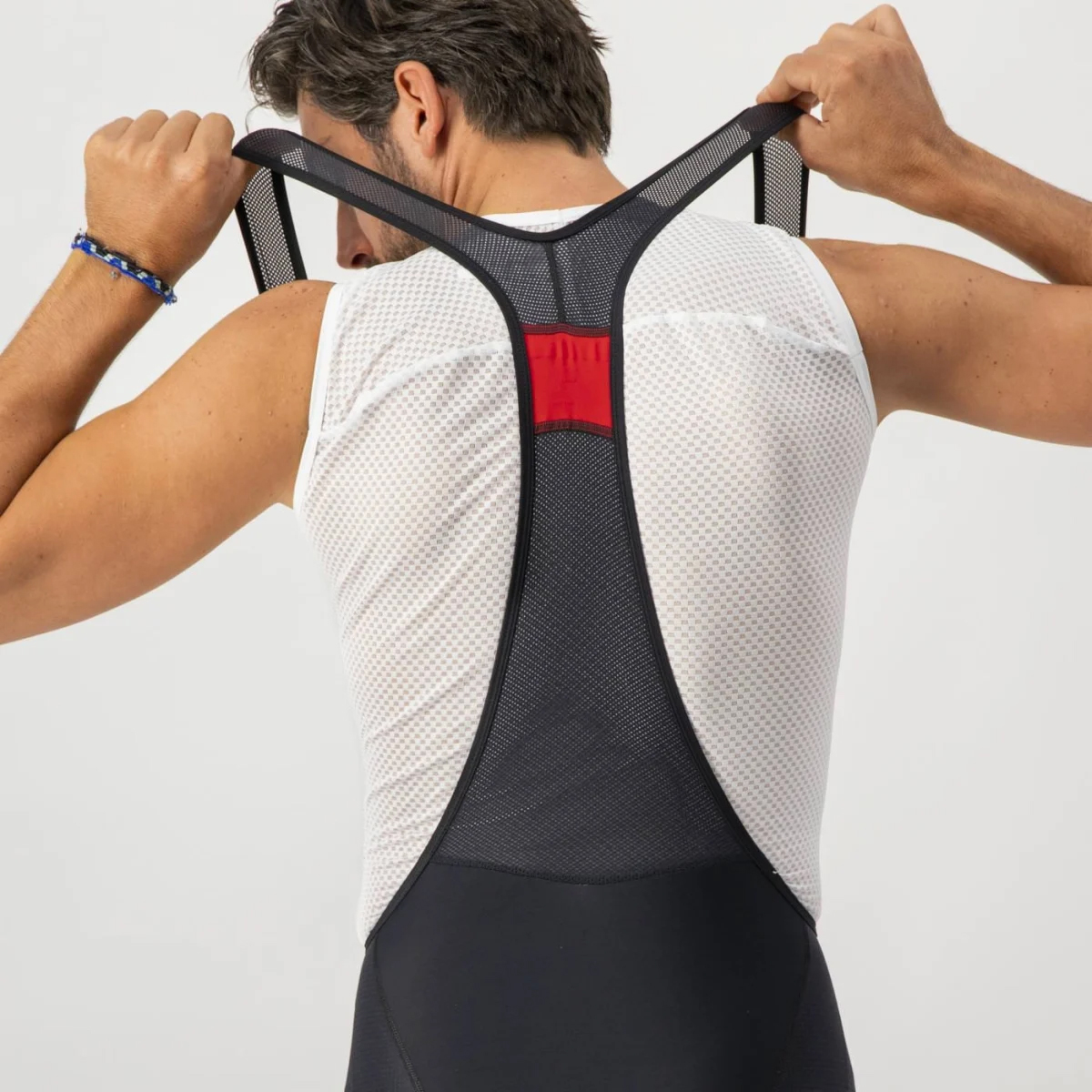 Велотрусы Castelli Competizione на лямках мужские черные XL фото 4