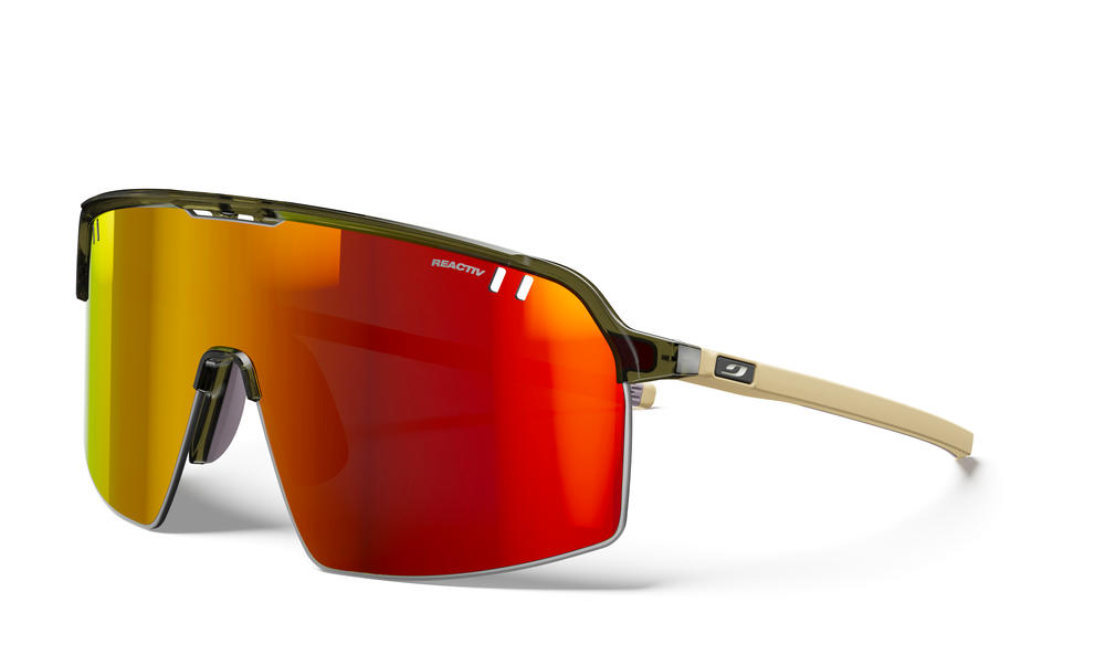 Очки Julbo INTENSITY REACTIV PERFOMANCE 1-3 LIGHT AMPLIFIER, хаки-бежевые, фотохромная линза фото 