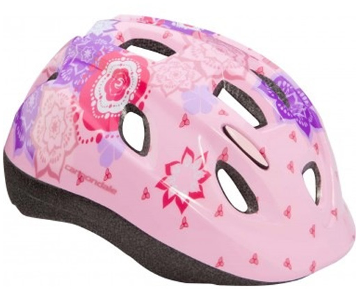 Шлем детский Cannondale QUICK FLOWERS размер S  52-57см purple-pink фото 