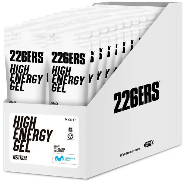 Гель 226ERS High Fructose 50г углеводов нейтральный  80г 24шт/уп 1920г фото 