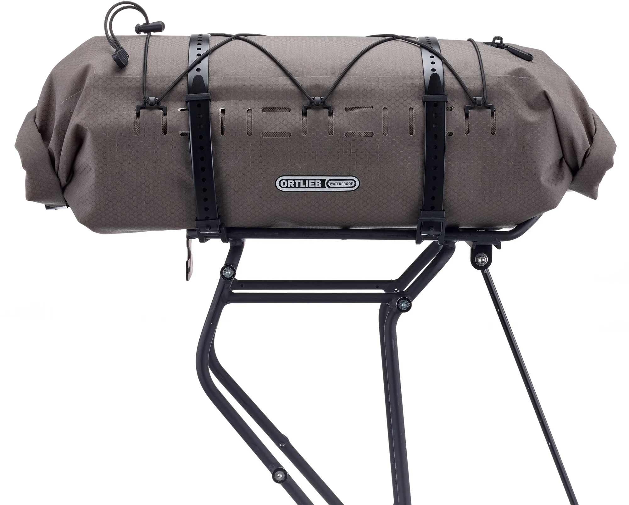 Гермосумка велосипедная на багажник Ortlieb Dry Pack, Dark Sand, 16 л фото 7