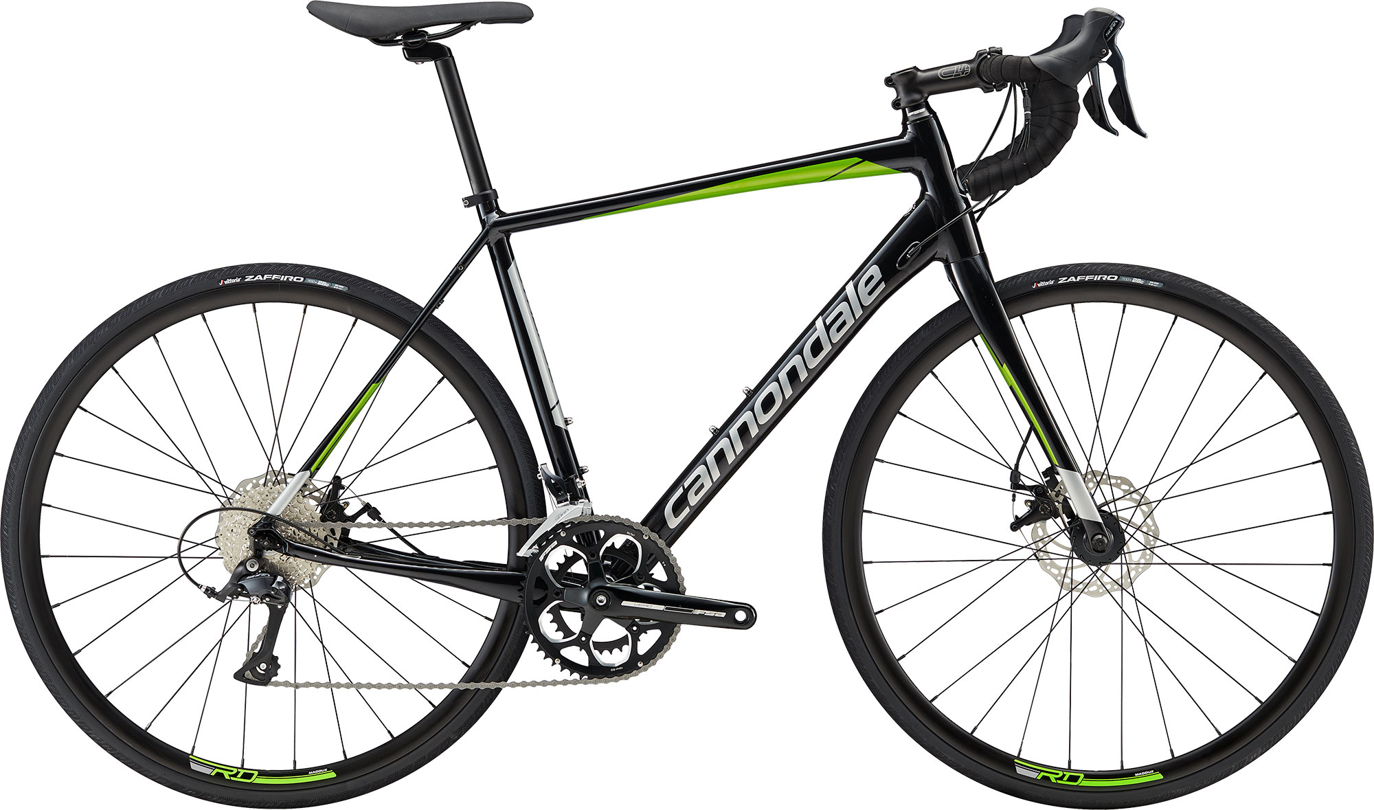Велосипед 28" Cannondale SYNAPSE Disc Sora рама - 51см 2019 AGR черно-зелёный фото 