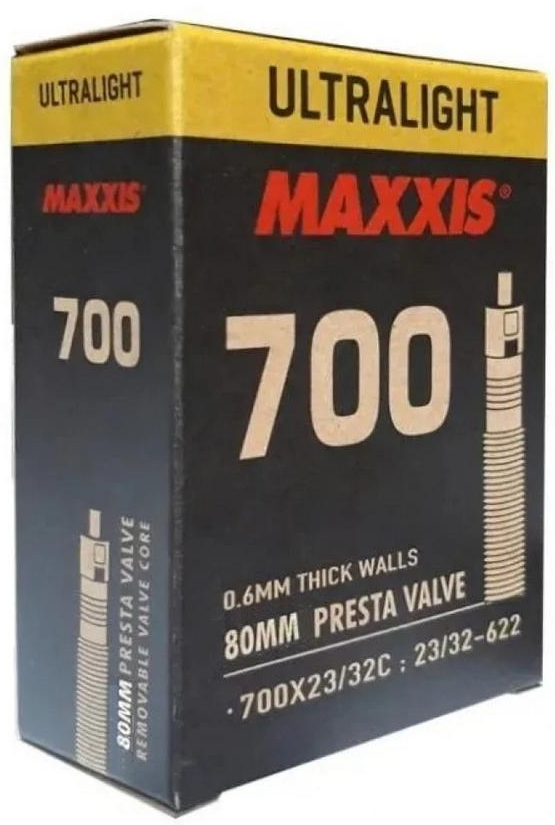 Камера 700x23/32C Maxxis ULTRALIGHT, FV 80 мм фото 