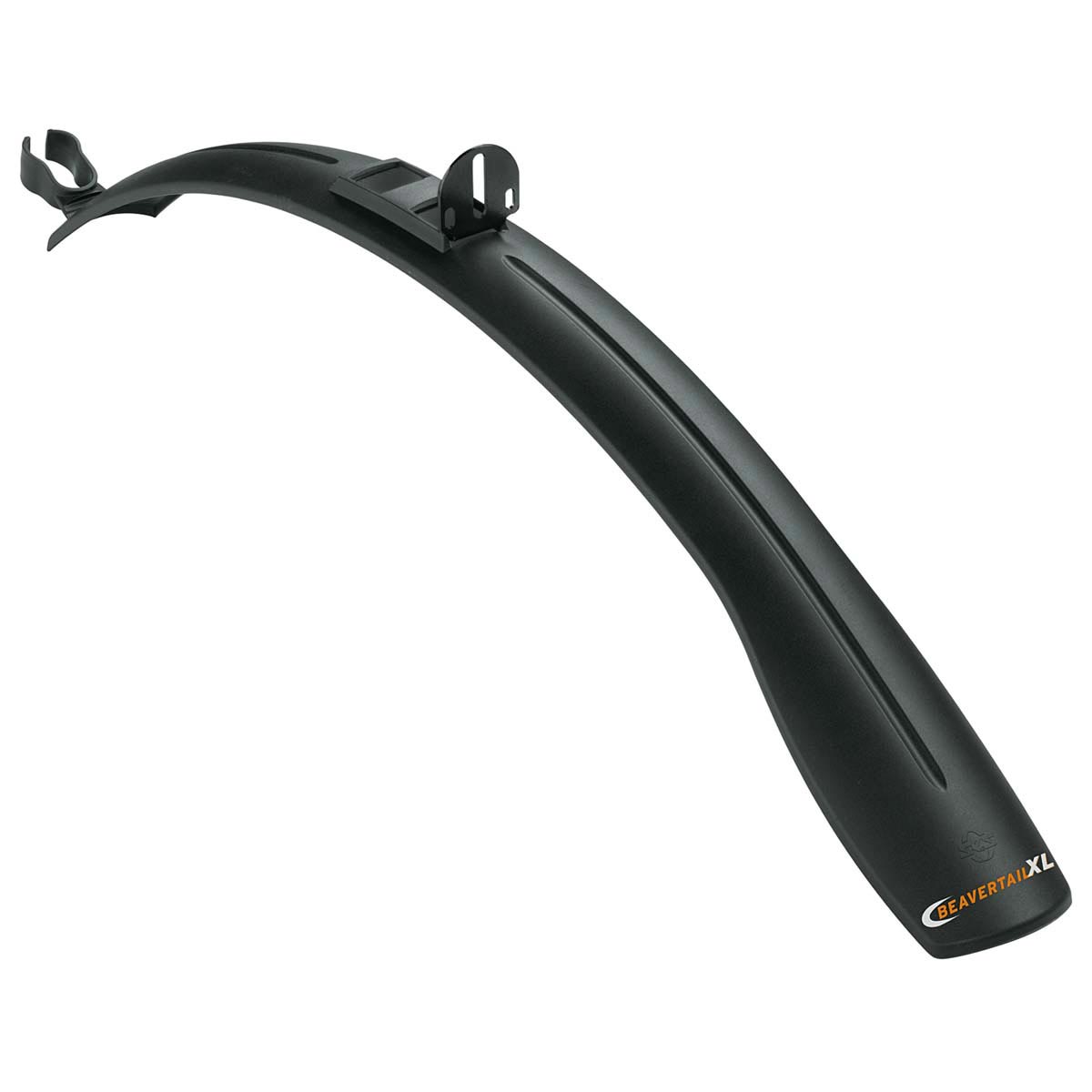 Крыло задн. 26"-28" SKS BEAVERTAIL XL REAR, черное фото 1