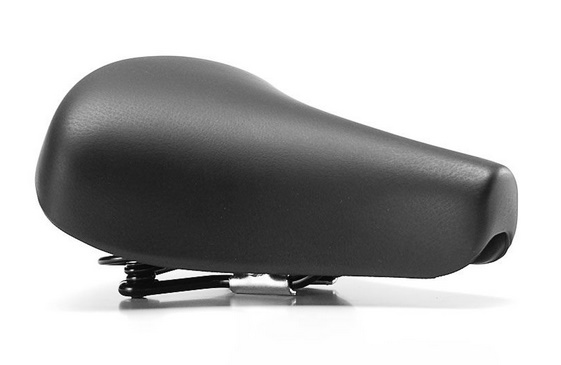 Сідло Selle Royal Classic Relaxed Holland no gel, Унісекс, чорні сталеві рейли з порошковим покриттям і пружини фото 