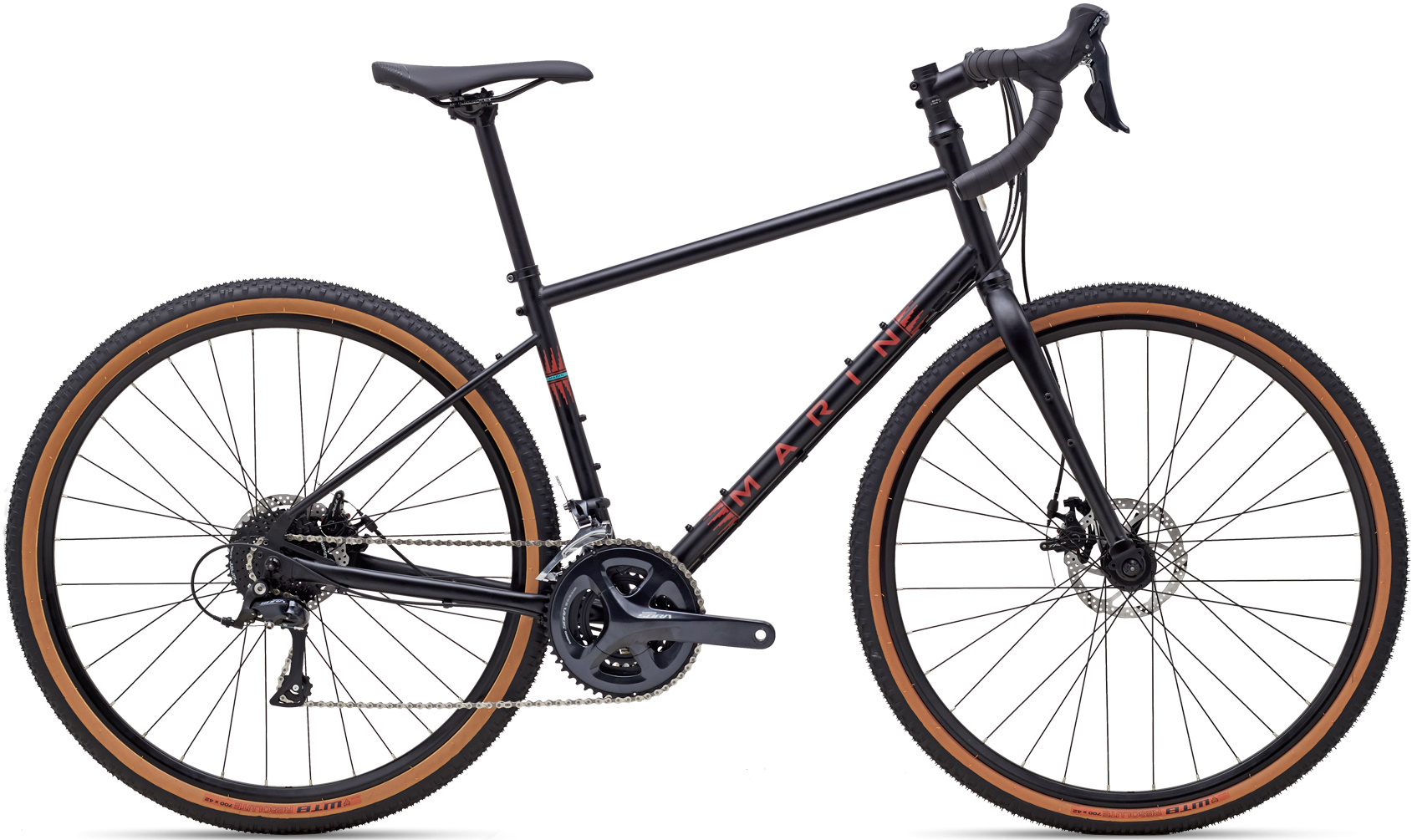 Велосипед 27,5" Marin FOUR CORNERS рама - XS 2022 Satin Black/Red фото 
