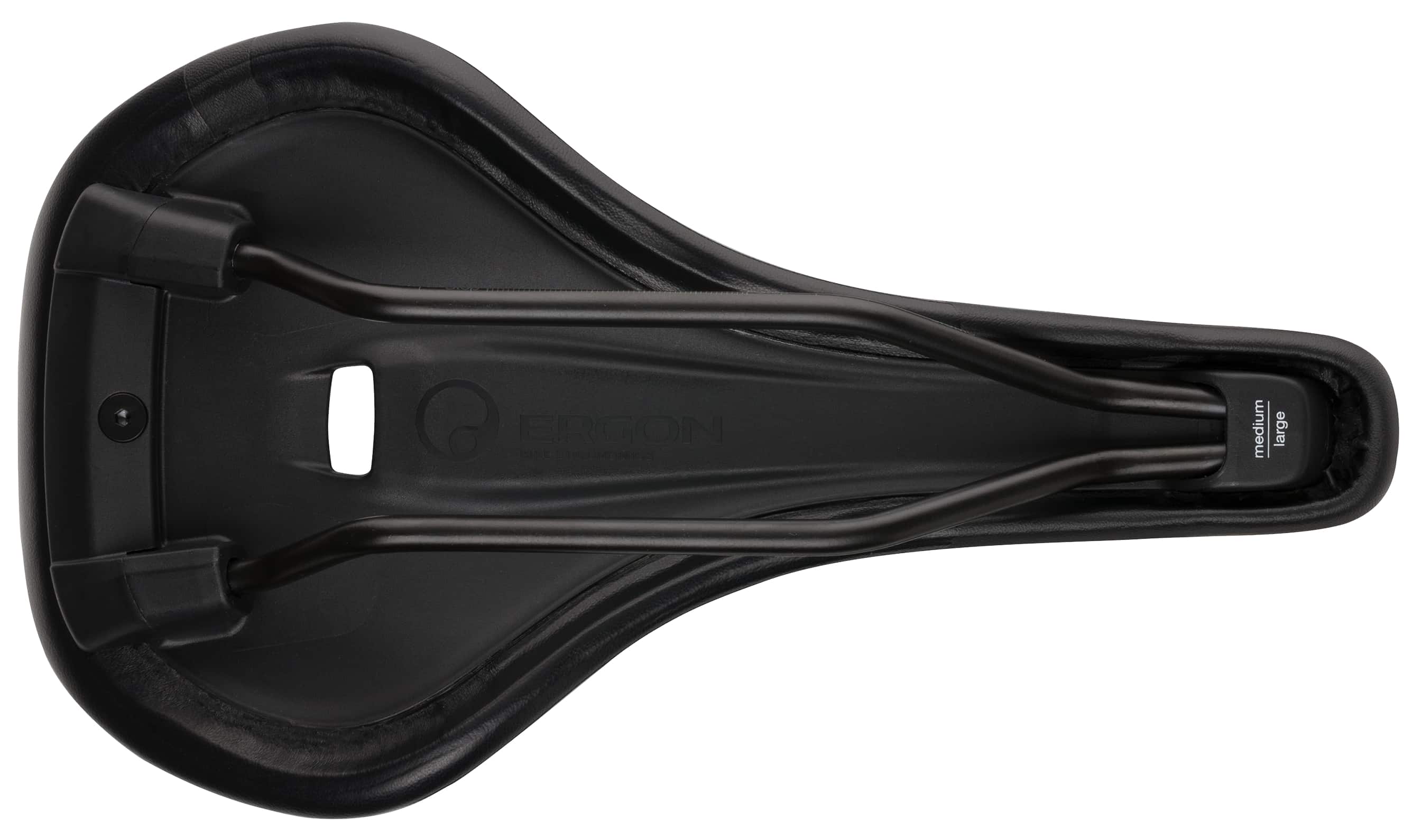 Седло Ergon SM E-Mountain Sport Men M/L, 157 мм, Stealth, черное фото 5