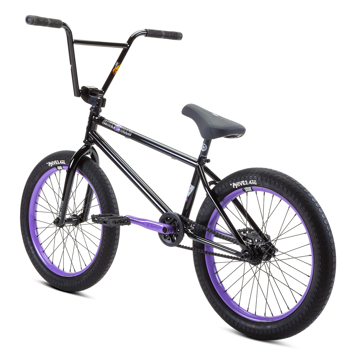 Велосипед 20" Stolen SINNER FC XLT LHD 21.00" BLACK W/ VIOLET (Pivotal seat) A2 фото 3