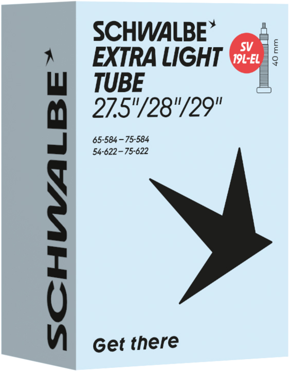 Камера 29"+/27,5"+ (54/75-584/622) Schwalbe SV19L-EL EXTRA LIGHT 40mm фото 