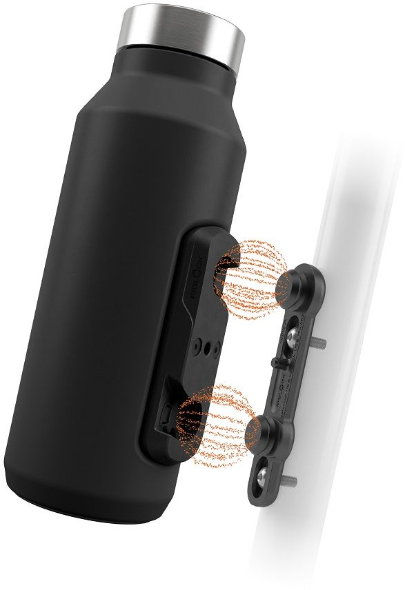 Термофляга 0,5 Fidlock TWIST STEEL BOTTLE 500 Insulated + BIKE BASE, Black фото 