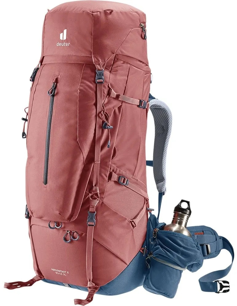 Рюкзак Deuter AIRCONTACT X 60+15 SL Redwood Ink фото 9