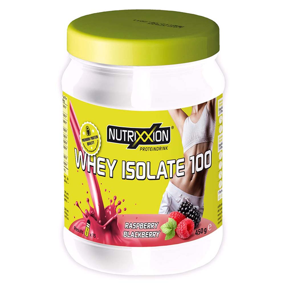 Протеин Nutrixxion Whey Isolate 100, Blackberry-Raspberry (Черника-Малина), 450г фото 