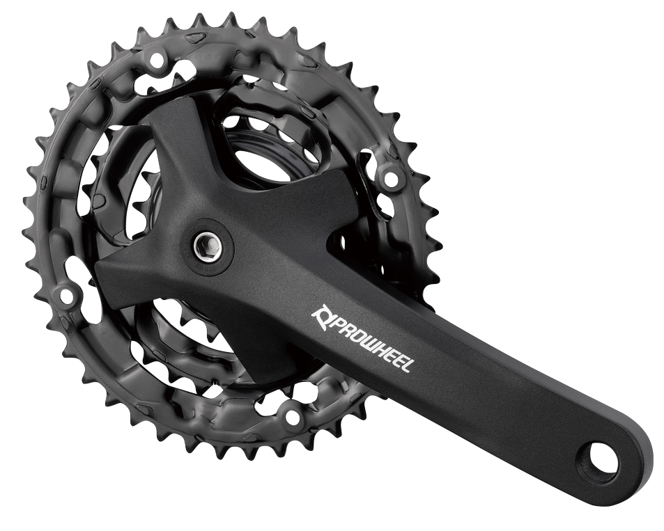 Комплект шатунів PROWHEEL MPE-301, (9S/8S), 175mm, 42/32/22T black фото 