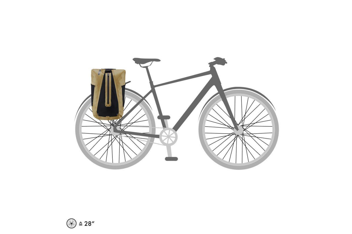 Герморюкзак міський Ortlieb Vario QL2.1 mustard, 21 л  фото 7