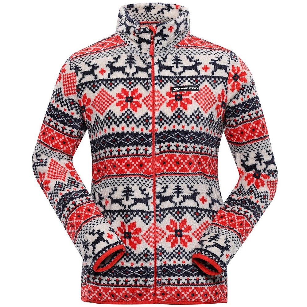 Флис Alpine Pro ELKIE 5 LSWU265 423PB женский, размер M, красный/синий фото 