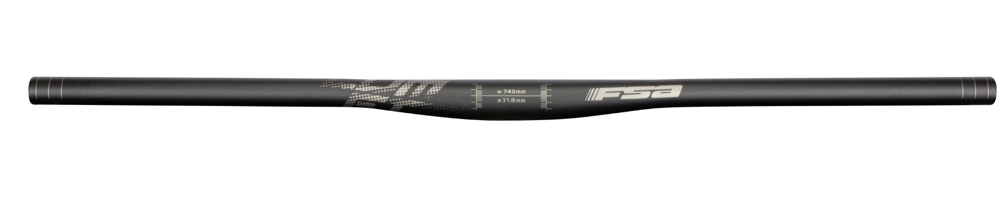 Руль FSA COMET FLAT 740мм, 31,8мм, подъём 0мм, черный фото 