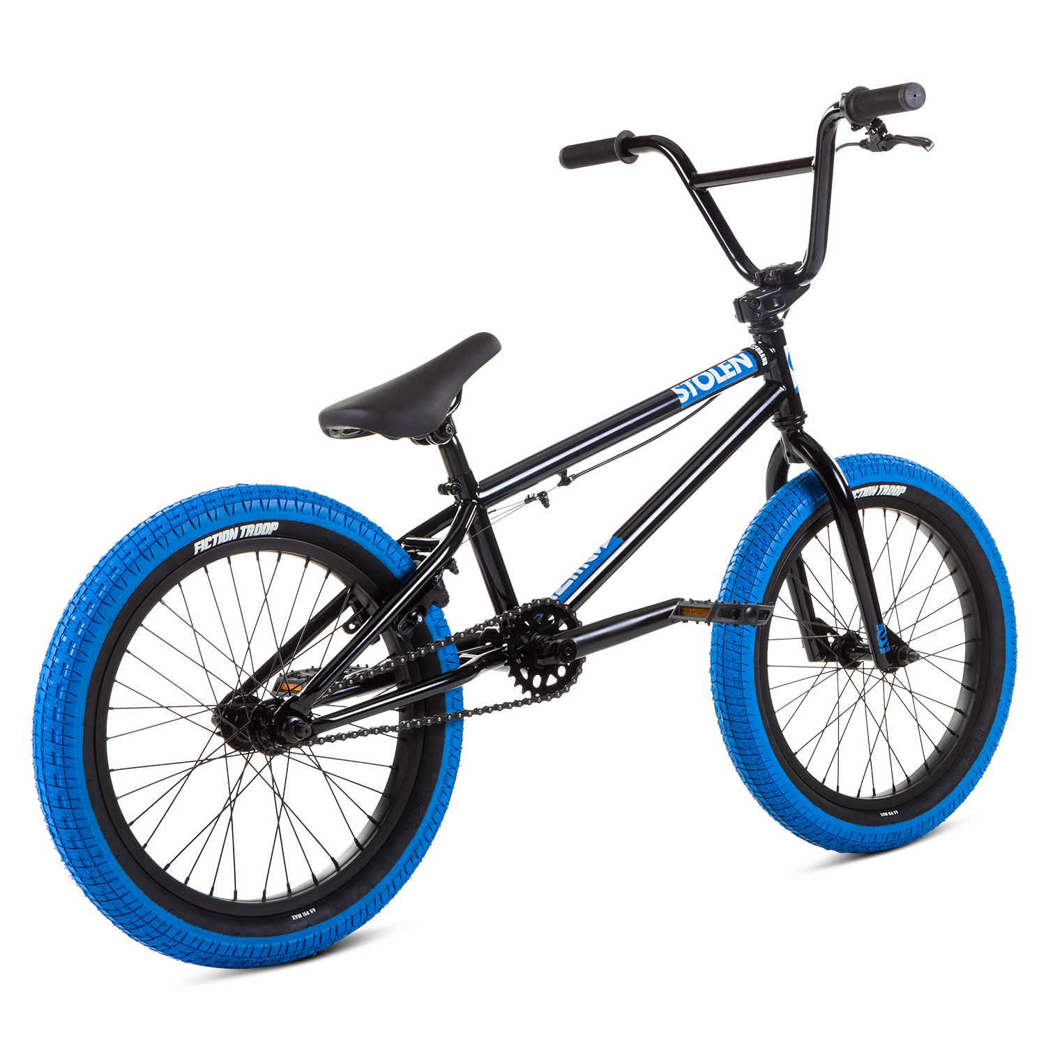 Велосипед 18" Stolen AGENT 18.00" BLACK W/ DARK BLUETIRES A1 фото 3